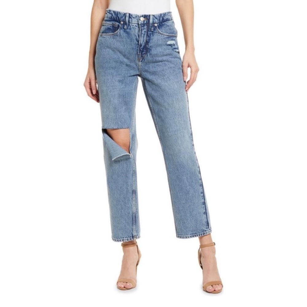 NWT- GOOD AMERICAN The 90s Duster Jean  Size 6